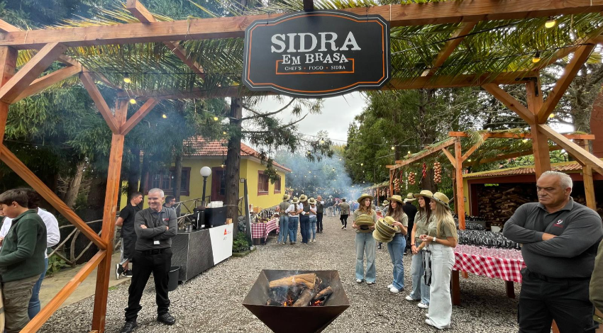 Sidra em brasa encheu as medidas